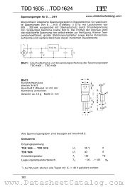 TDD1618 datasheet pdf ITT Semiconductors