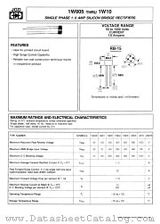 1W02 datasheet pdf Jinan Gude Electronic Device