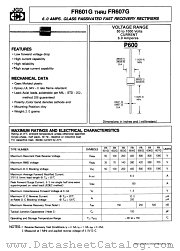 FR601G datasheet pdf Jinan Gude Electronic Device