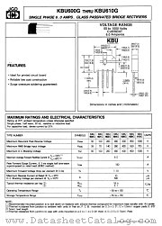 KBU604G datasheet pdf Jinan Gude Electronic Device
