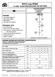 SF26G datasheet pdf Jinan Gude Electronic Device