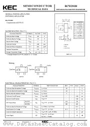 BCW29 datasheet pdf Korea Electronics (KEC)