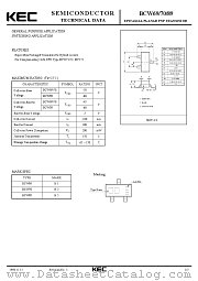 BCW70 datasheet pdf Korea Electronics (KEC)
