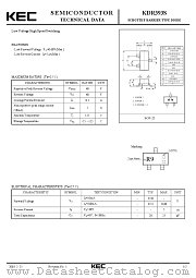 KDR393S datasheet pdf Korea Electronics (KEC)