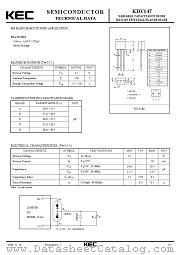KDV147 datasheet pdf Korea Electronics (KEC)