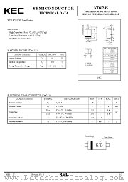KDV245 datasheet pdf Korea Electronics (KEC)