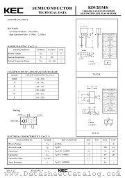 KDV251S datasheet pdf Korea Electronics (KEC)