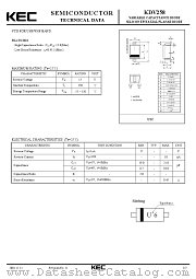 KDV258 datasheet pdf Korea Electronics (KEC)