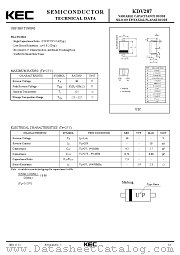 KDV287 datasheet pdf Korea Electronics (KEC)