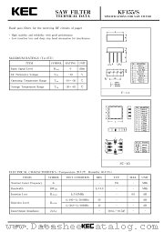 KF155S datasheet pdf Korea Electronics (KEC)