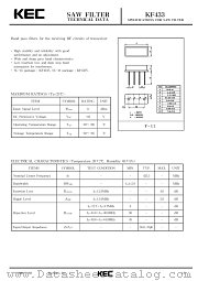 KF433 datasheet pdf Korea Electronics (KEC)