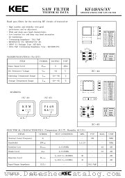 KF448AV datasheet pdf Korea Electronics (KEC)