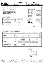 KF836U datasheet pdf Korea Electronics (KEC)
