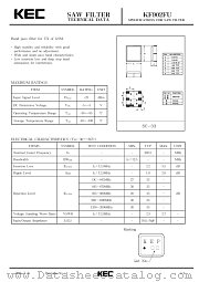 KF902FU datasheet pdf Korea Electronics (KEC)