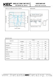 KHX3681A01 datasheet pdf Korea Electronics (KEC)