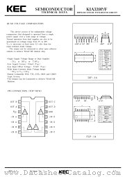 KIA339F datasheet pdf Korea Electronics (KEC)