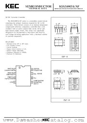 KIA34063A datasheet pdf Korea Electronics (KEC)