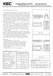 KIA494AF datasheet pdf Korea Electronics (KEC)