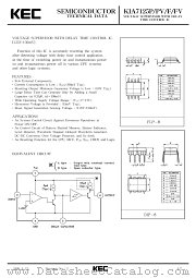 KIA7125FV datasheet pdf Korea Electronics (KEC)