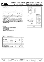 KIA79M12T datasheet pdf Korea Electronics (KEC)