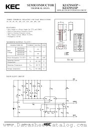 KIA79S10P datasheet pdf Korea Electronics (KEC)