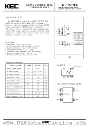 KIC7S02FU datasheet pdf Korea Electronics (KEC)