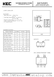 KIC7SZ02FU datasheet pdf Korea Electronics (KEC)