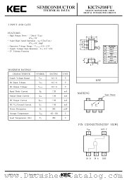 KIC7SZ08FU datasheet pdf Korea Electronics (KEC)