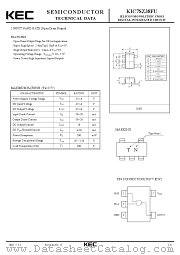 KIC7SZ38FU datasheet pdf Korea Electronics (KEC)