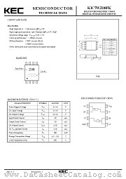 KIC7WZ08FK datasheet pdf Korea Electronics (KEC)