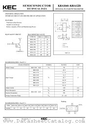 KRA118S datasheet pdf Korea Electronics (KEC)