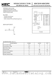 KRC233M datasheet pdf Korea Electronics (KEC)