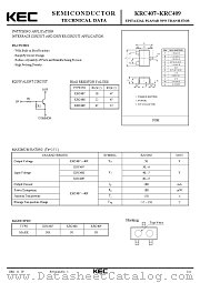 KRC408 datasheet pdf Korea Electronics (KEC)