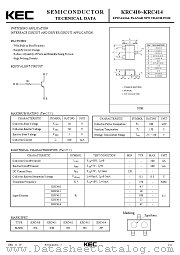 KRC411 datasheet pdf Korea Electronics (KEC)