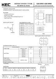 KRC853E datasheet pdf Korea Electronics (KEC)