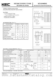 KTA1040D datasheet pdf Korea Electronics (KEC)