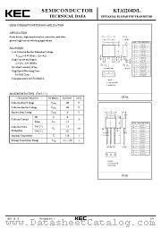 KTA1204D datasheet pdf Korea Electronics (KEC)