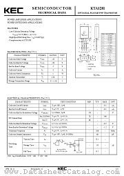 KTA1281 datasheet pdf Korea Electronics (KEC)