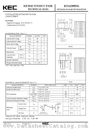 KTA1385D datasheet pdf Korea Electronics (KEC)