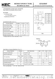 KTA1531T datasheet pdf Korea Electronics (KEC)
