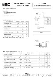 KTA1663 datasheet pdf Korea Electronics (KEC)
