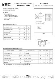 KTA2014E datasheet pdf Korea Electronics (KEC)
