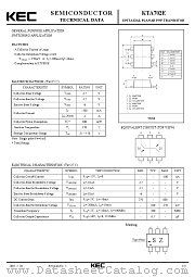 KTA702E datasheet pdf Korea Electronics (KEC)
