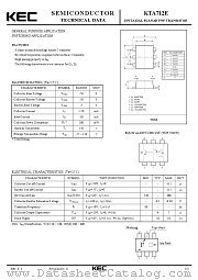 KTA712E datasheet pdf Korea Electronics (KEC)