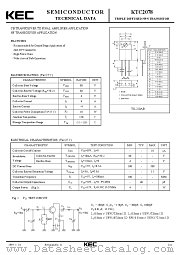 KTC2078 datasheet pdf Korea Electronics (KEC)