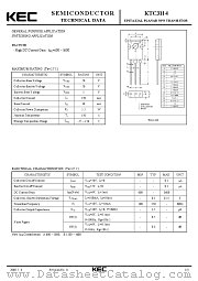 KTC3114 datasheet pdf Korea Electronics (KEC)
