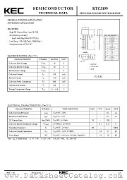 KTC3199 datasheet pdf Korea Electronics (KEC)