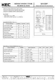 KTC3207 datasheet pdf Korea Electronics (KEC)