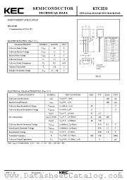 KTC3211 datasheet pdf Korea Electronics (KEC)