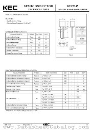 KTC3245 datasheet pdf Korea Electronics (KEC)